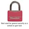 Master Lock Master Lock 1-5/16 in. H X 1/2 in. W X 1-9/16 in. L Vinyl Covered Steel Double Locking Covered Padlo 146D - alternate 5